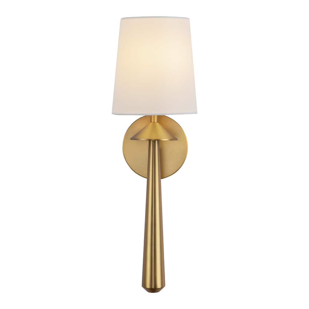 Alora Lighting WV497106 Bridgette 18" Tall Bathroom Sconce with Linen