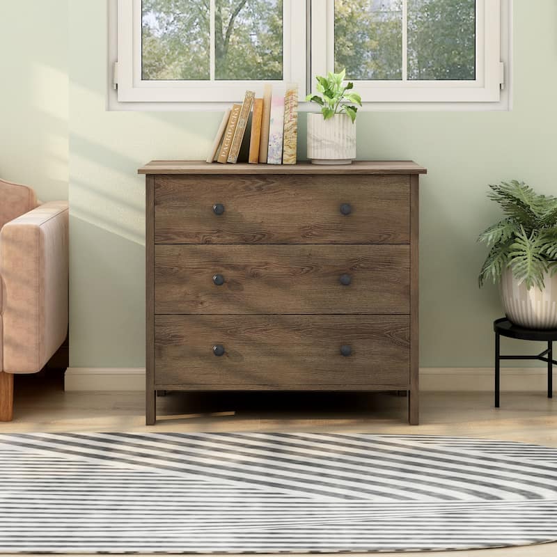Mulgrew Rustic Walnut Storage Dresser by Carbon Loft
