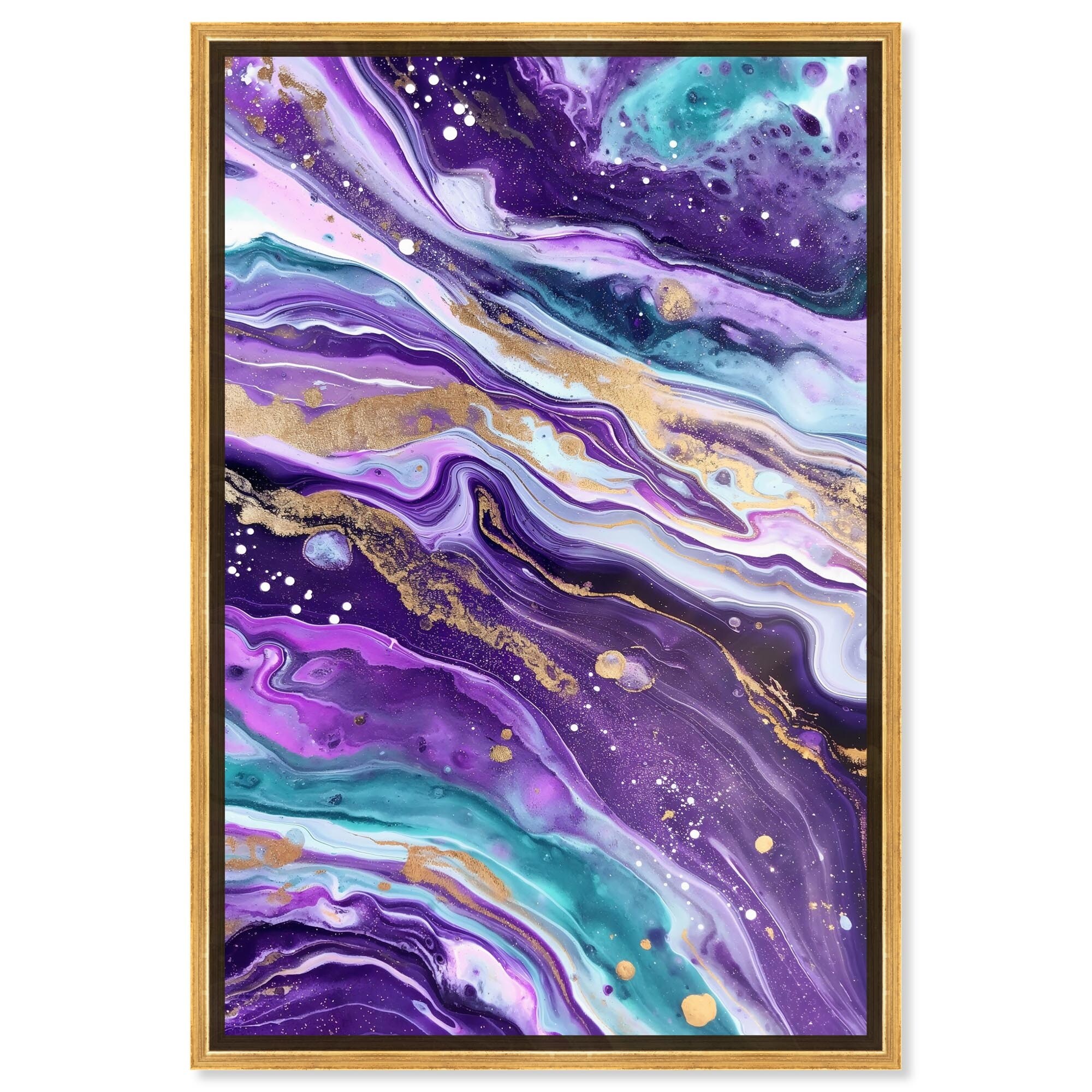 Infinite Space Canvas Geode Wall Art by Art Remedy
