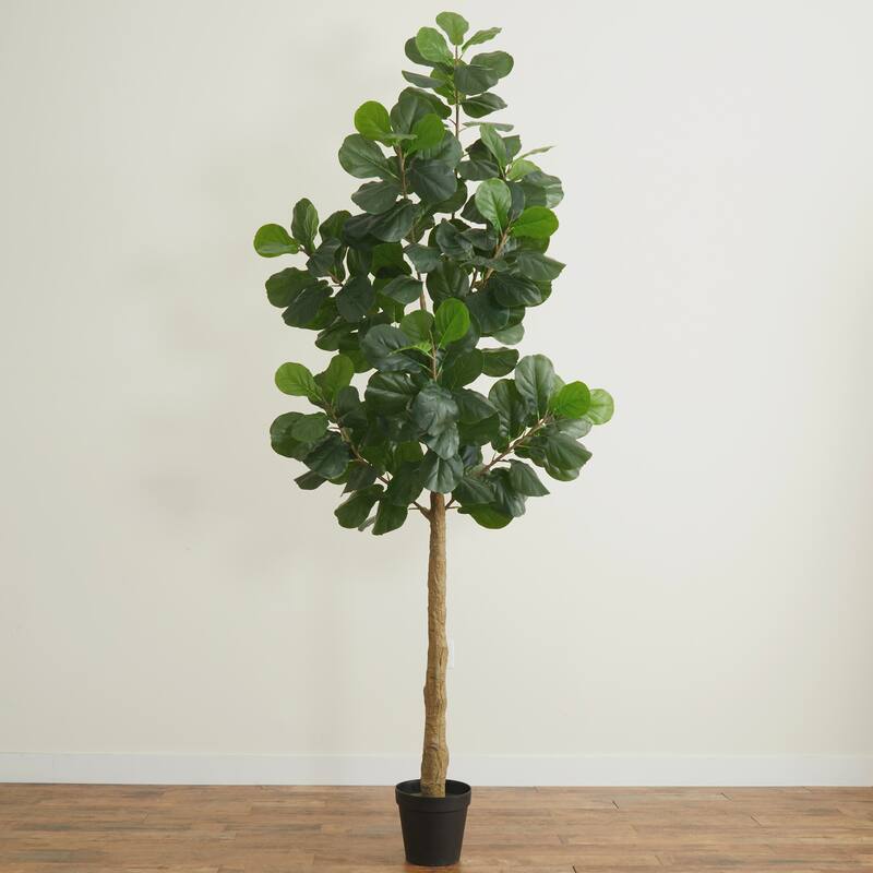 9' Artificial Fiddle Leaf Fig Tree - 9' - Green