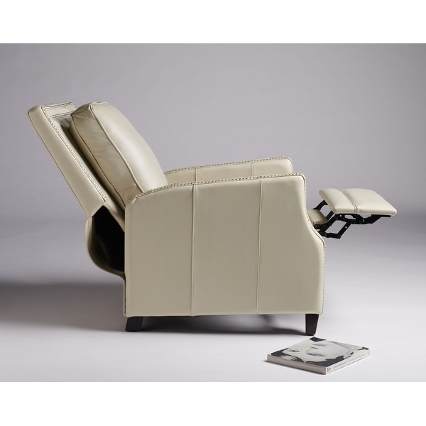 SAFAVIEH Couture Buddy Leather Nailhead Trim Recliner On Sale Bed Bath Beyond 14328415