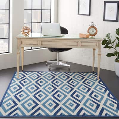 Nourison Grafix Modern Geometric Area Rug
