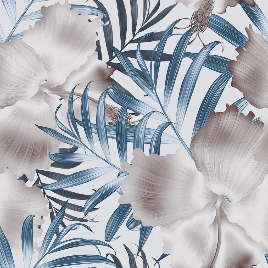 Thunder Floral Removable Wallpaper - 10'ft H x 24''inch W