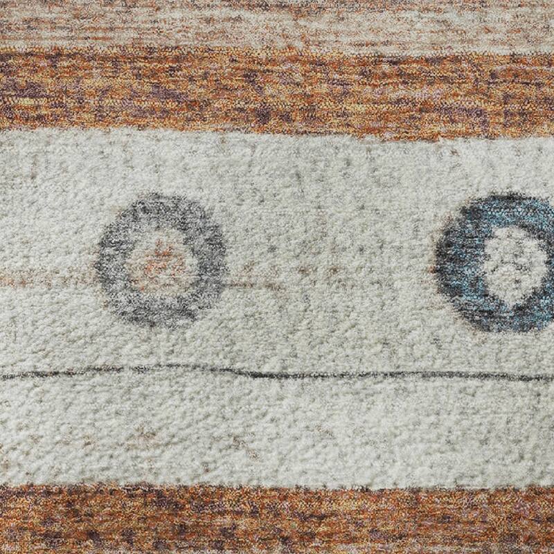 Premium Washable Super Soft Global Stripes Mayfield Rug