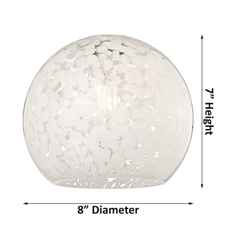 Innovations Lighting 317-1W-10-8 White Mouchette Sconce White