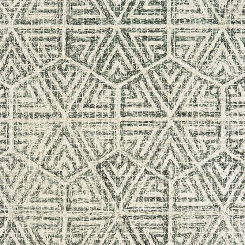 HomeRootsGeometric Transitional Rectangle Area Rug