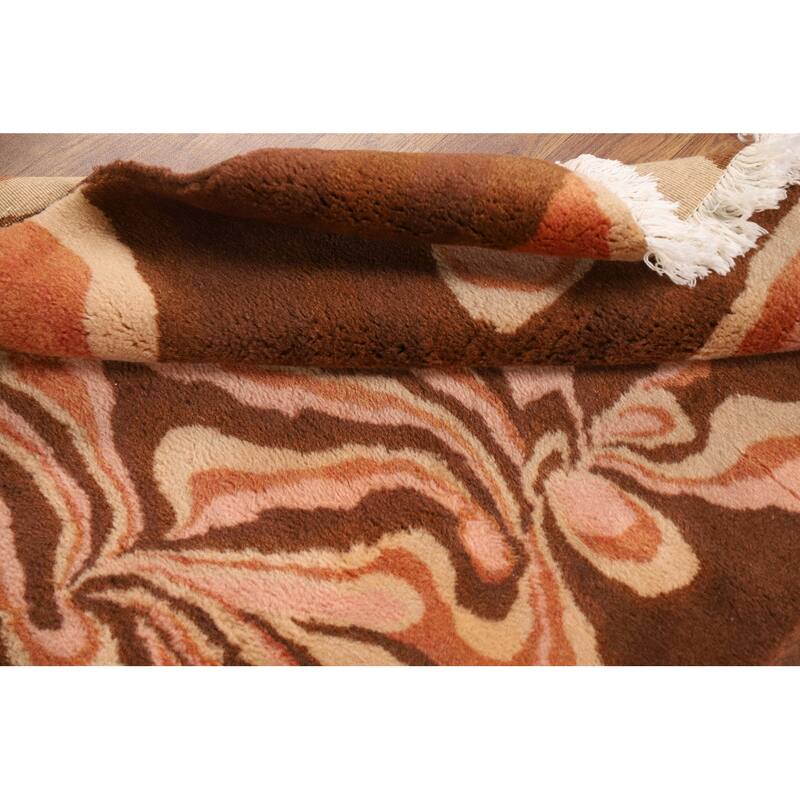 Traditional Kerman Persian Vintage Area Rug Handmade Wool Carpet - 3'2"x 5'3"