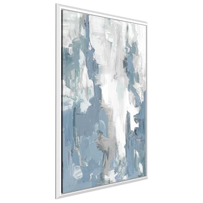 "Blue Serenade I" Print on Floating Canvas