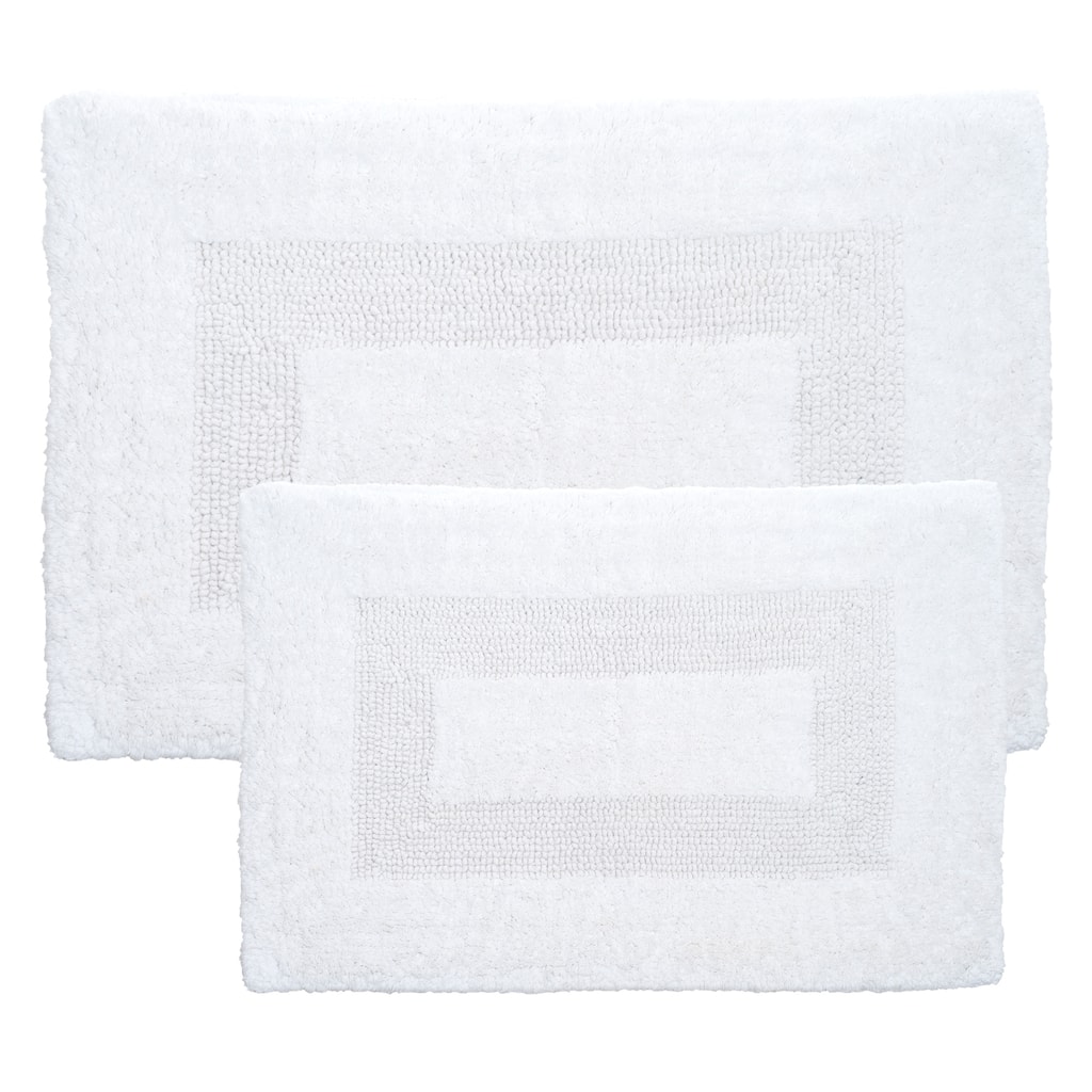 Bathroom Rugs - Cotton Bathroom Mat Set by Lavish Home