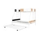 preview thumbnail 22 of 23, Modern Heavy-duty Sturdy Metal Twin over Full Bunk Bed with Trundle Bed, Safety Guardrail and Wooden Decoration