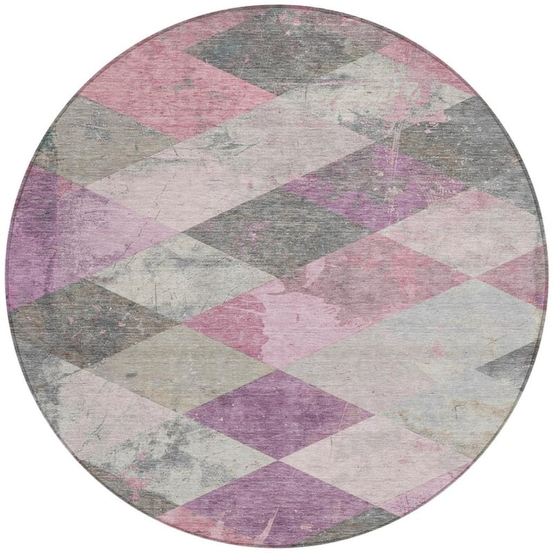 HomeRoots Geometric Transitional Rectangle Outdoor Rug