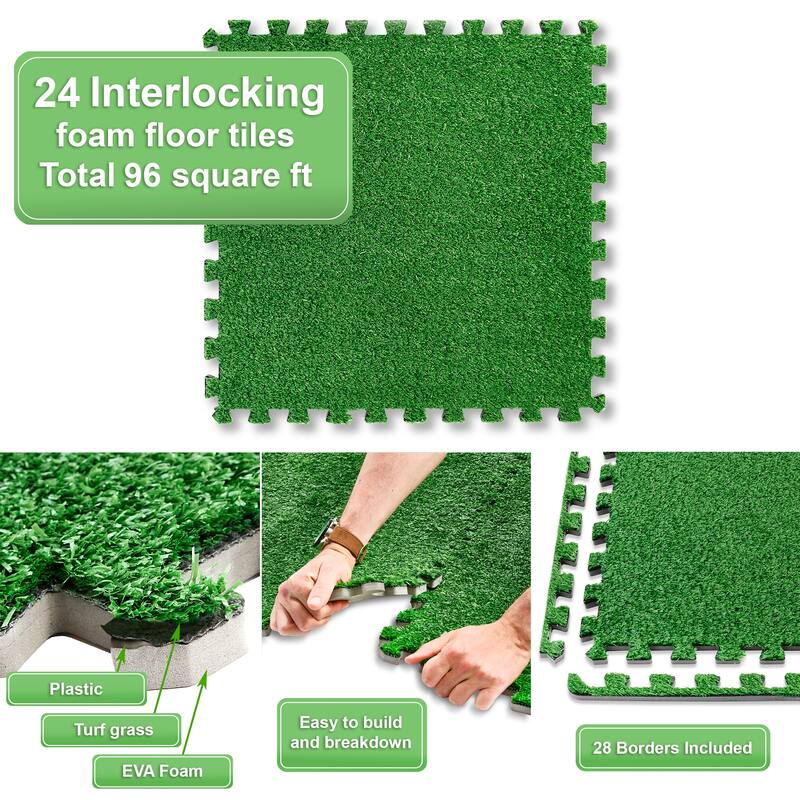 Interlocking Floor Mat - Grass