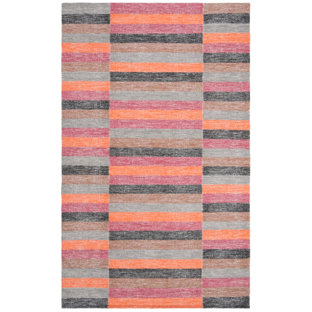 SAFAVIEH Handmade Striped Kilim Lashunda Stripe Wool Rug