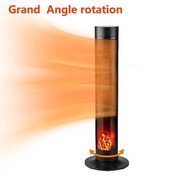 IP-9229 Folding Heater 新品未使用 Ainfox Space Heater Electric with Realistic Flame,Portable Heater