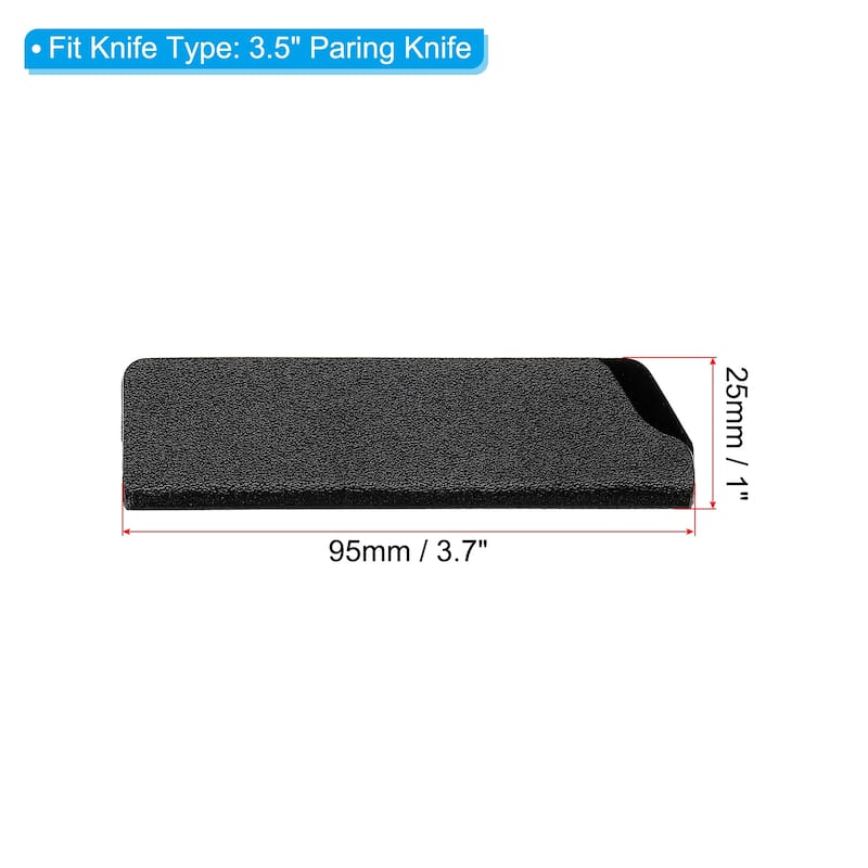 ABS Knife Cover Sleeves Edge Guard Blade Protector - Black 1 Pcs - 3.5" Paring Knife