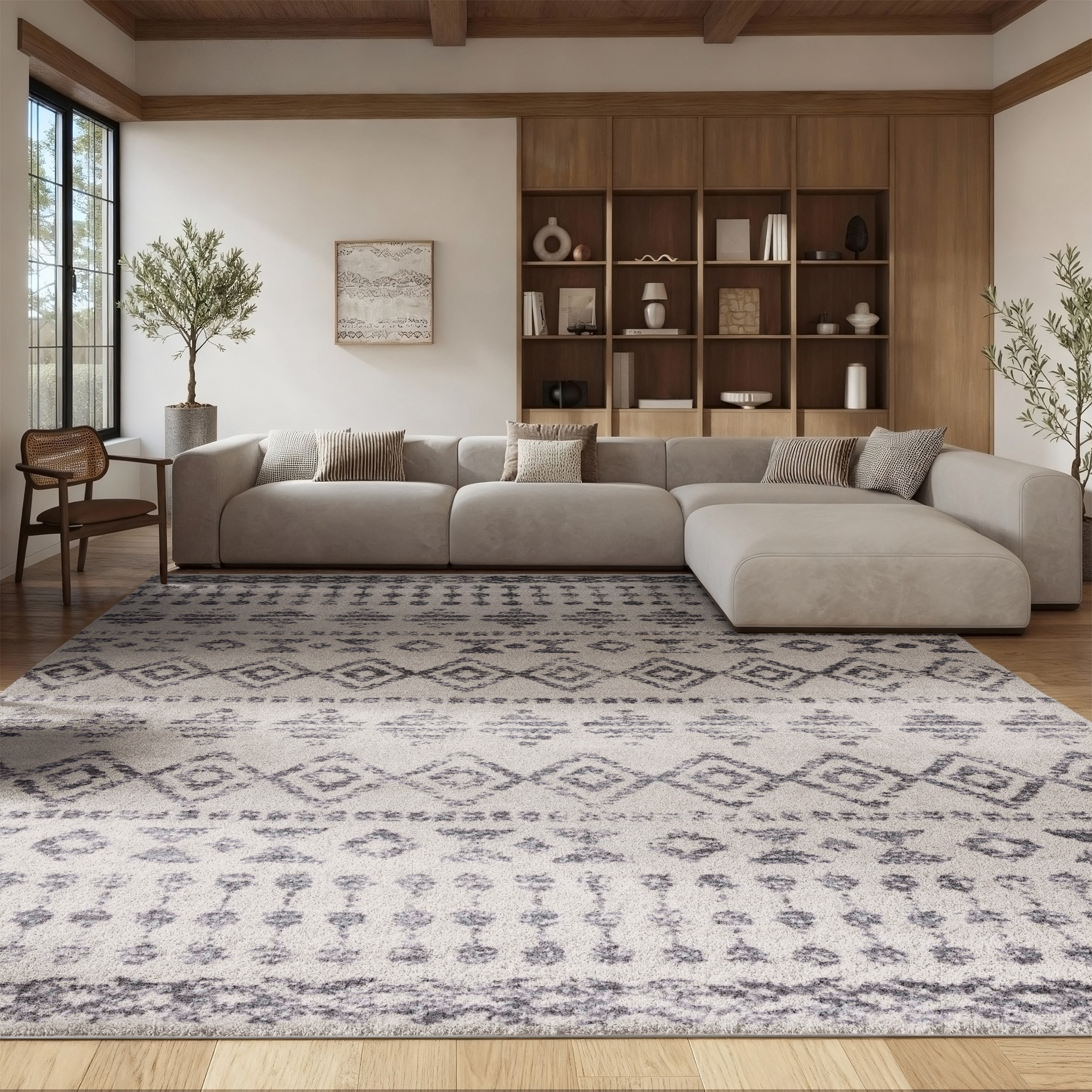 SAFAVIEH Tulum Cerstin Moroccan Boho Distressed Rug