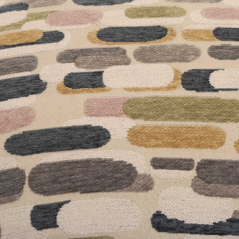 Uttermost Arem Upholstered Multi-Color Ottoman