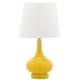 preview thumbnail 5 of 3, SAFAVIEH Kids Lighting 18-inch Amy Yellow Mini Gourd Table Lamp - 9"x9"x17.5" - 9" x 9" x 17.5"
