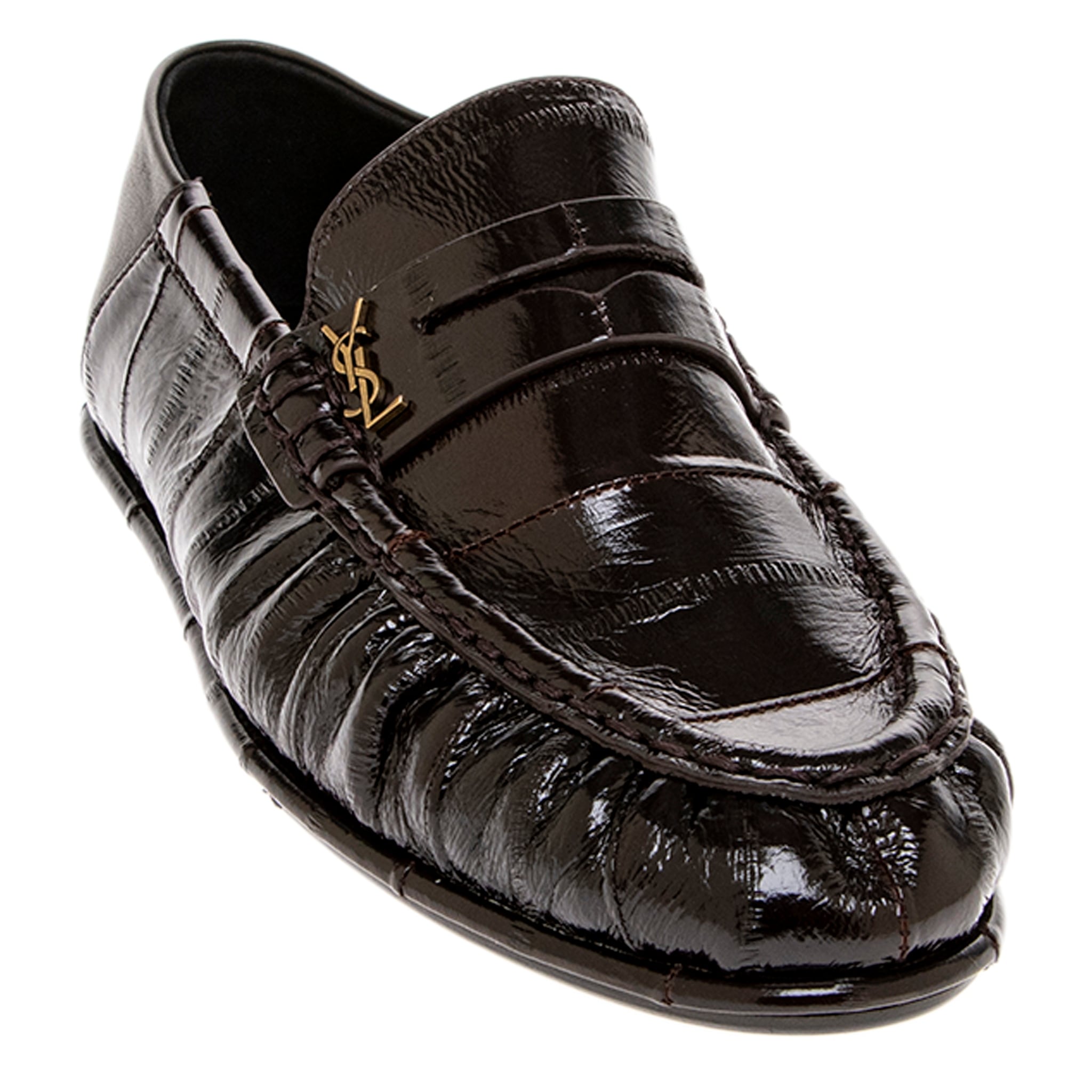 Saint Laurent Foldable Le Loafer in Hagfish Leather