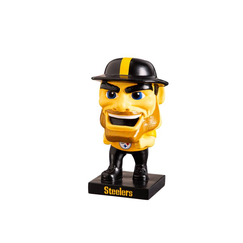 NFL Team Lil Big Head Resin Indoor/Outdoor Garden Desk Statue - Pittsburgh Steelers Mascot