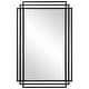 preview thumbnail 1 of 5, Uttermost Amherst Black Iron Mirror
