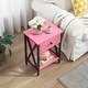 preview thumbnail 4 of 6, VECELO Mid Century Modern Nightstand with Storage Shelves, Set of 2 Nightstands, End Table/Side Table