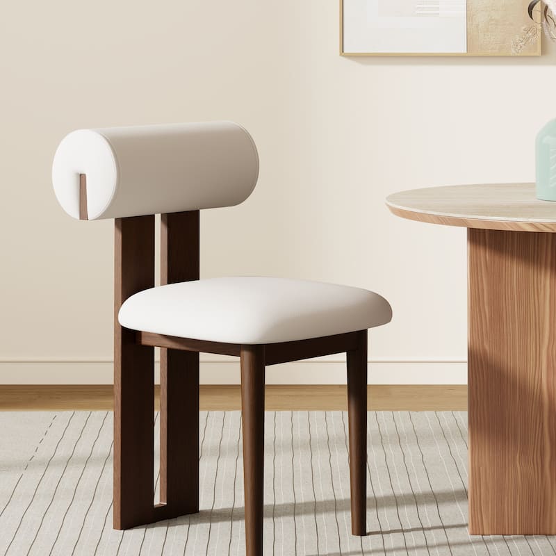 Modern Solid Wood Dining Chairs with 4 legs, Side Chairs (Set of 2)