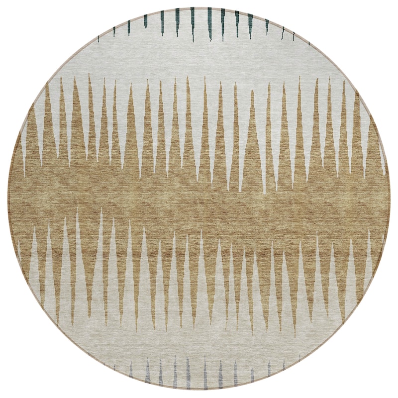 Machine Washable Indoor/ Outdoor Chantille Contemporary Ombre Rug