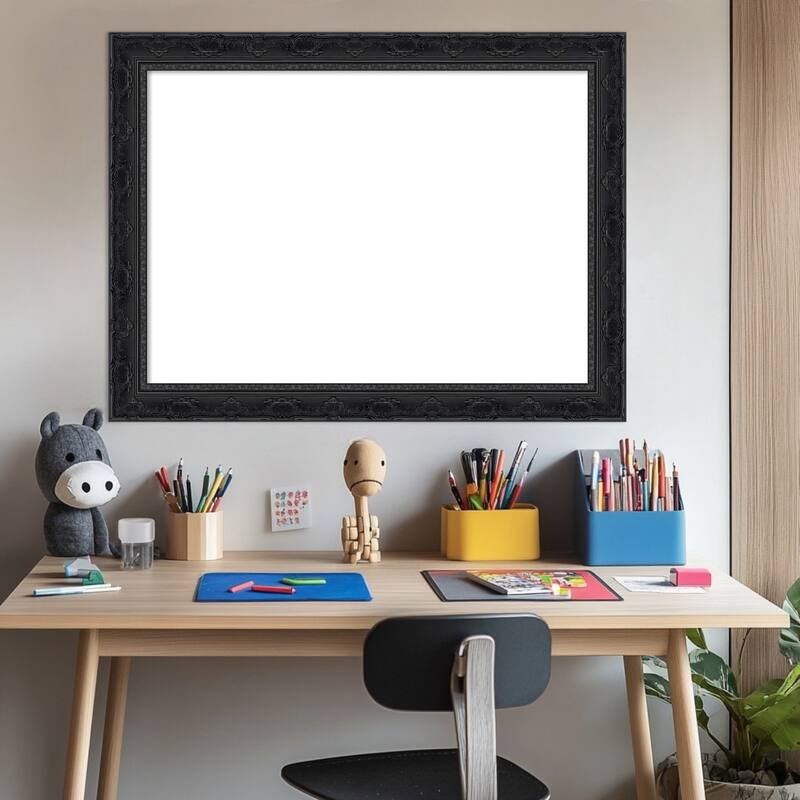 Filigree Framed Dry Erase Magnetic Board