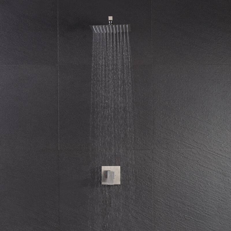 Square Single Spray Rainfall Showerhead