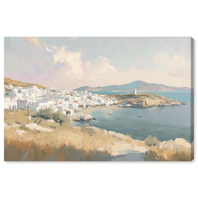 Sunrise Greece Canvas by Art Remedy, Gallery Wrapped