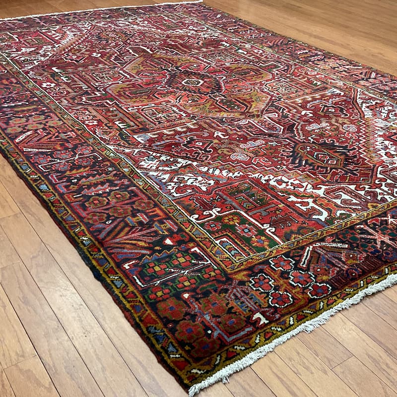 HERAT ORIENTAL Handmade Fine Heriz Rug - 6'11" x 10'4"