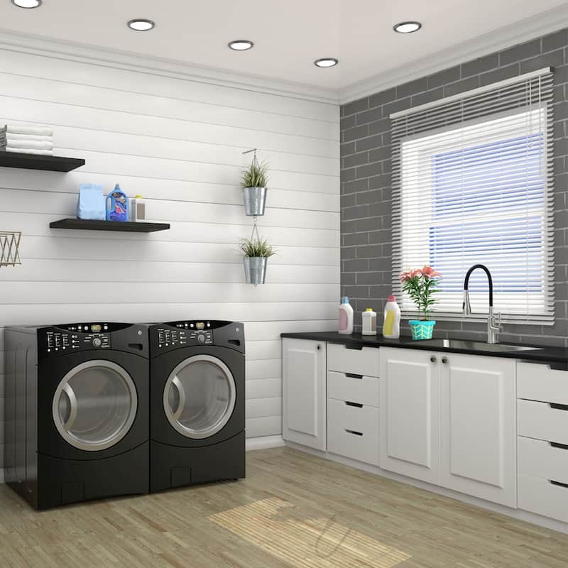 Transolid LSA1-252212-BS 25-in x 22-in Dual-Mount Laundry/Utility Sink Kit in Brushed Stainless - 25" X 22"