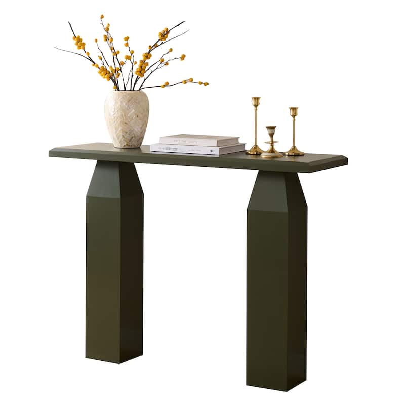 Sienna Contemporary Wood Console Table for Entryway or Living Room