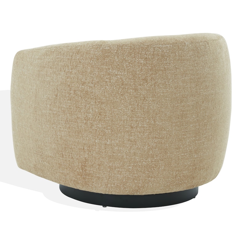 SAFAVIEH Couture Kellybryn Chenille Swivel Chair - 33"W x 31"D x 28"H