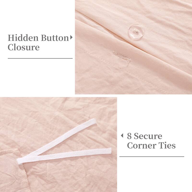 Super Soft 3Pcs Duvet Cover Set, with 1 Duvet Cover with 2 Pillow Shams
