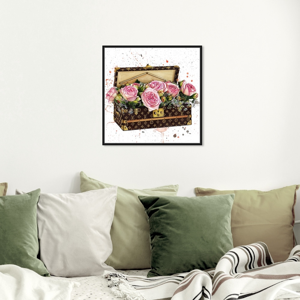colorful nature trees beautiful-flower pink  ART Framed Canvas  choose your size 