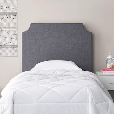 DIY Headboard - College Bedding Headboard - Dark Gray