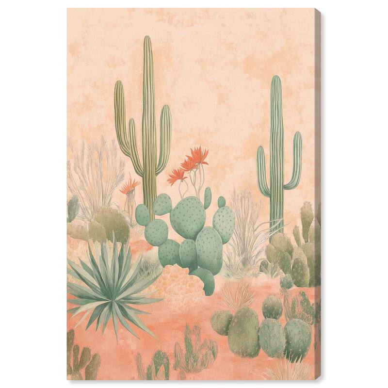 Cactus Ballet Canvas by Art Remedy, Gallery Wrapped - 36" x 54"