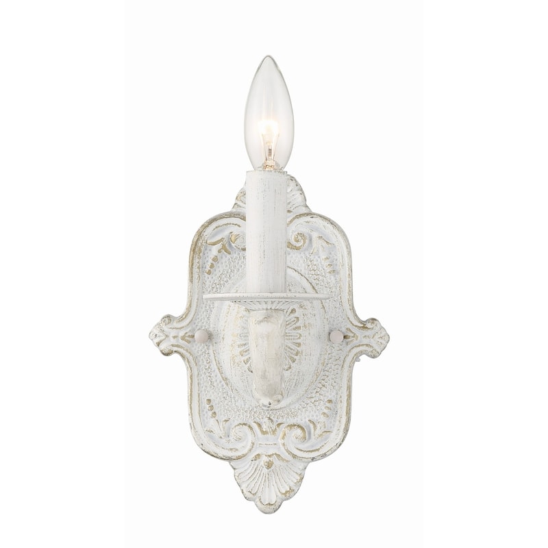 Crystorama Lighting Group Paris Flea Market Single Light 15" High Wall