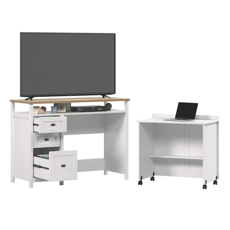 Cottage Road Credenza Desk Wh A2