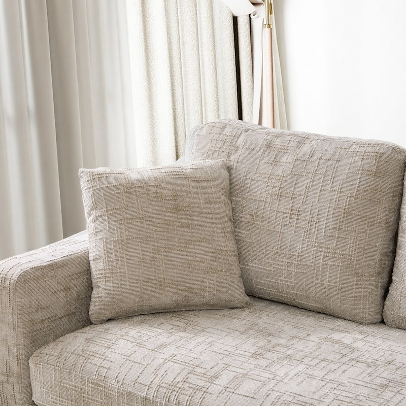 83.9"W Modern Casual Sofa With Removable Upholstery Cover