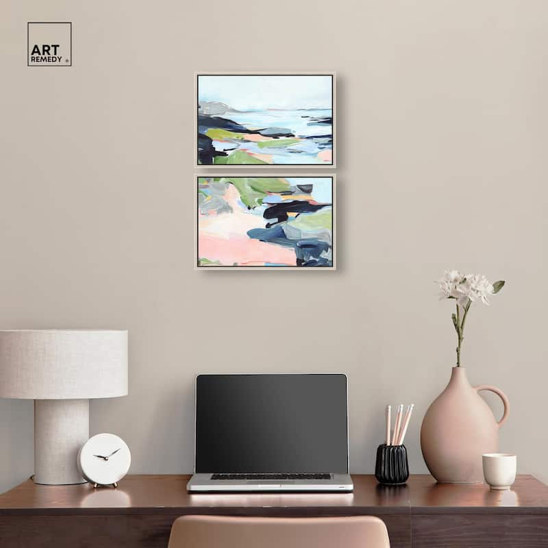 Between Seasons I Canvas Set of 2 by Art Remedy