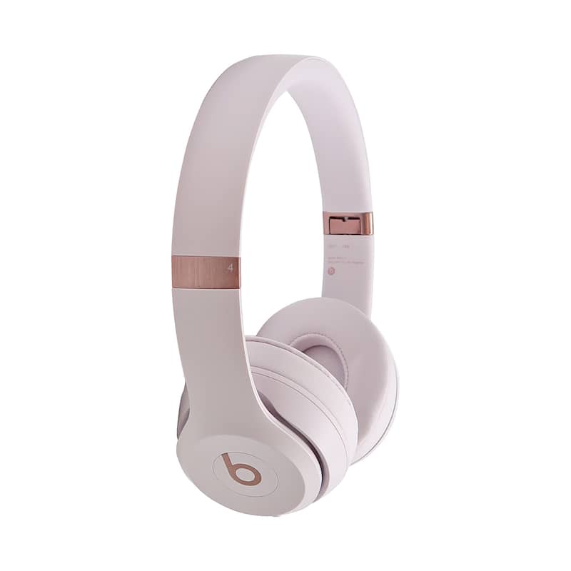 Beats by Dr. Dre Beats Solo 4 Wireless On-Ear Headphones (Cloud Pink) + JBL T110 in Ear Headphones Black