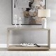 preview thumbnail 2 of 4, Uttermost Prism Light Oak Console Table - 30"H x 60"W x 14"D