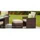 preview thumbnail 22 of 22, Direct Wicker Outdoor Rattan 11 pieces Outdoor Patio Cushioned Dining Set