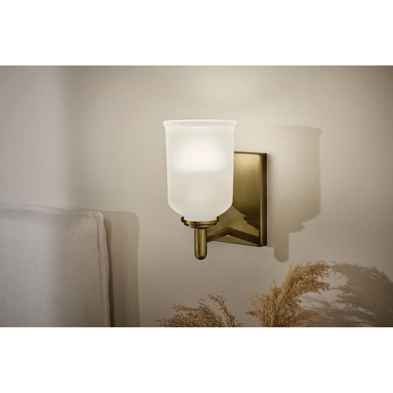 Kichler Lighting Shailene 1-Light Natural Brass Indoor Wall Sconce - 8.25