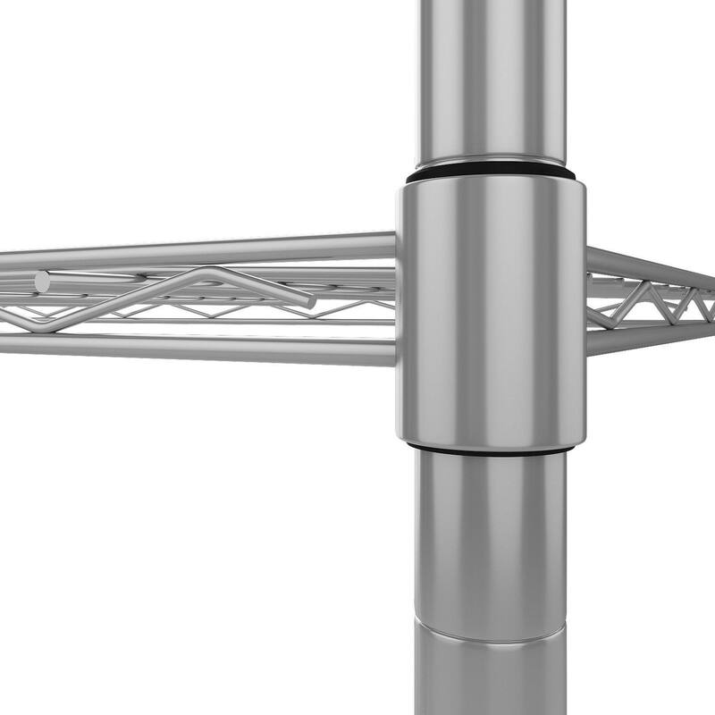 6 Layers Carbon Steel & PP Storage Rack