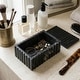 preview thumbnail 3 of 23, Decorative Rectangular Marble Ridged Box with Removeable Lid