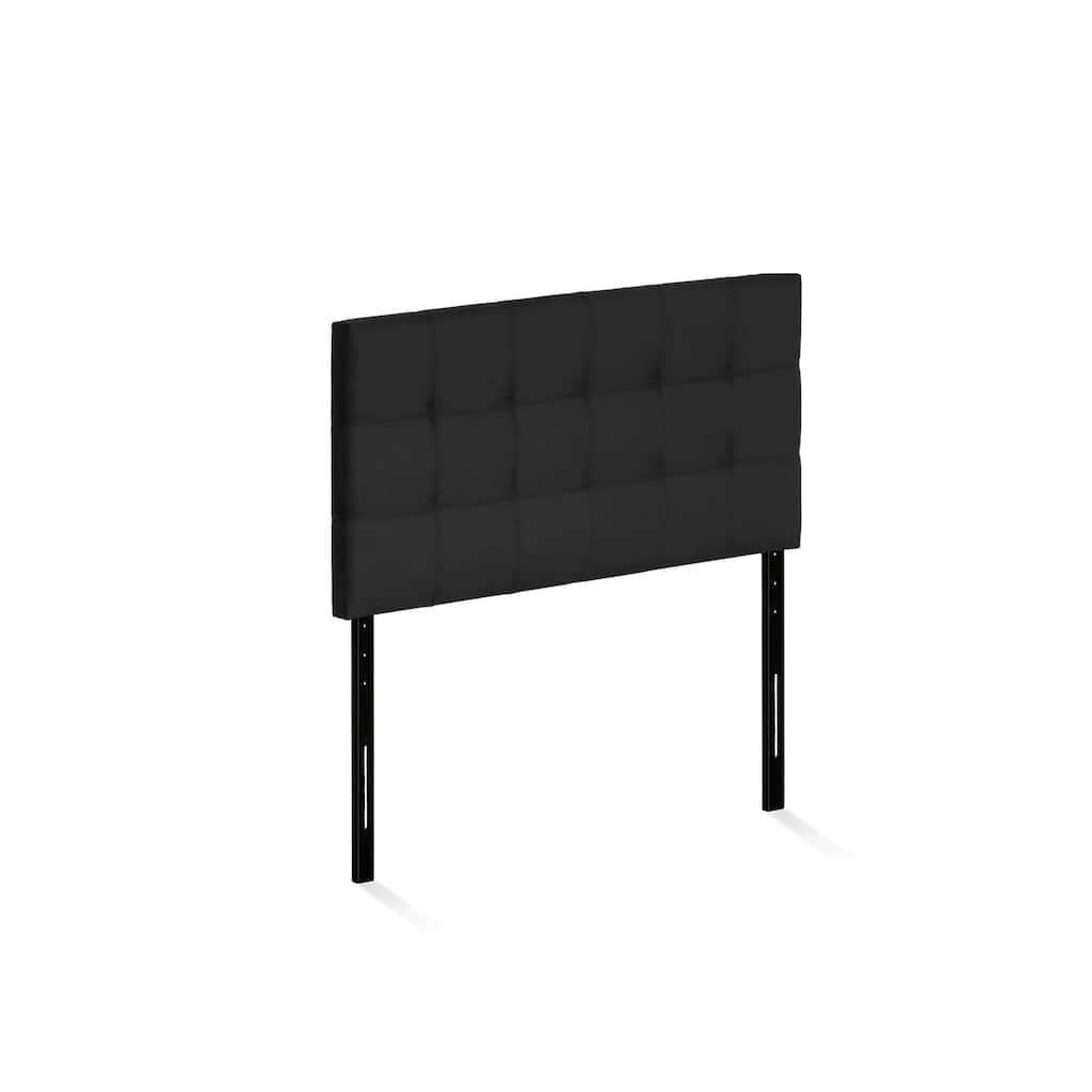 Tufted Headboard Twin Size, Upholstered Bedroom Headboard, Vintage Style Headboard, Black Headboard